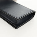 PRADA Card Case Leather Navy Auth am9308V-16