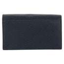 PRADA Card Case Leather Navy Auth am9308V-2