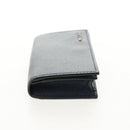 PRADA Card Case Leather Navy Auth am9308V-3