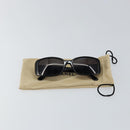 CHANEL COCO Mark Camelia Sunglasses plastic Black CC Auth am9311-11