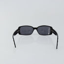 CHANEL COCO Mark Camelia Sunglasses plastic Black CC Auth am9311-3