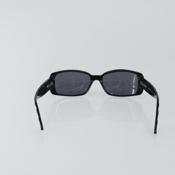 CHANEL COCO Mark Camelia Sunglasses plastic Black CC Auth am9311