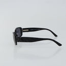 CHANEL COCO Mark Camelia Sunglasses plastic Black CC Auth am9311-4