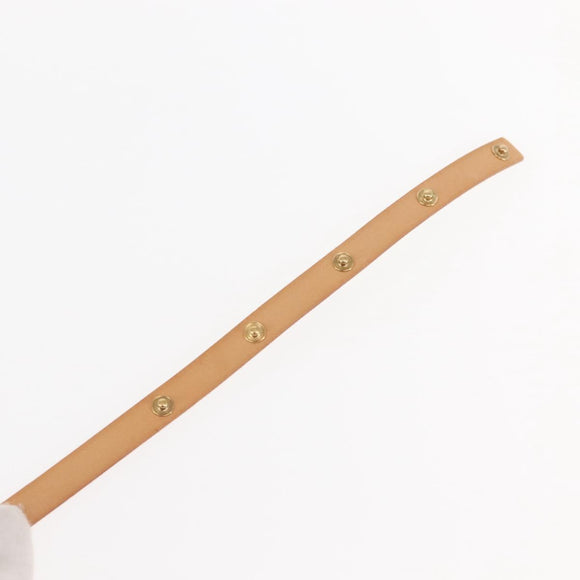 LOUIS VUITTON Florentine Shoulder Strap Leather 35.4"" Beige LV Auth am9312