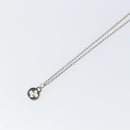 GUCCI Interlocking Necklace Ag925 Silver Auth am9313-13