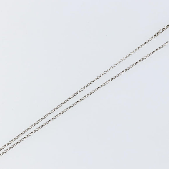 GUCCI Interlocking Necklace Ag925 Silver Auth am9313