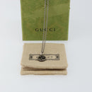 GUCCI Interlocking Necklace Ag925 Silver Auth am9313-12