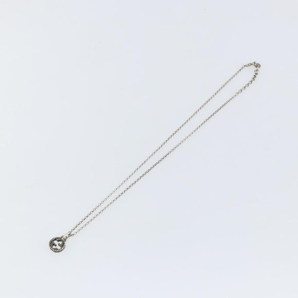 GUCCI Interlocking Necklace Ag925 Silver Auth am9313