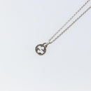 GUCCI Interlocking Necklace Ag925 Silver Auth am9313-3