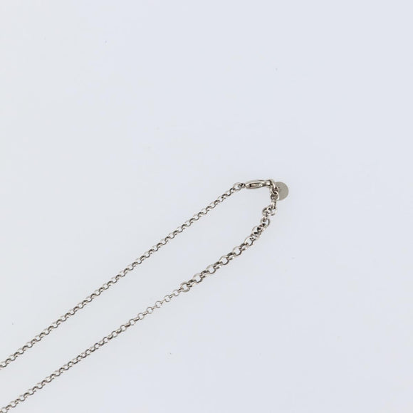 GUCCI Interlocking Necklace Ag925 Silver Auth am9313