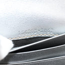 GUCCI GG Canvas Abbey Guccissima Bifold Wallet Leather Silver 154205 Auth am9314V-12