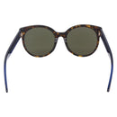 GUCCI Sherry Line Sunglasses plastic Brown Blue Red Auth am9316-3