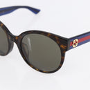 GUCCI Sherry Line Sunglasses plastic Brown Blue Red Auth am9316-7