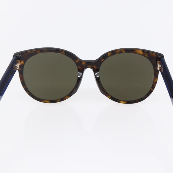 GUCCI Sherry Line Sunglasses plastic Brown Blue Red Auth am9316