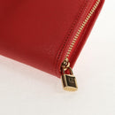 LOEWE Anagram Long Wallet Leather Red Auth am9318V-16