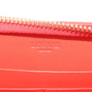 LOEWE Anagram Long Wallet Leather Red Auth am9318V-18