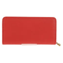 LOEWE Anagram Long Wallet Leather Red Auth am9318V-2
