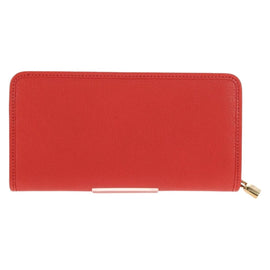 LOEWE Anagram Long Wallet Leather Red Auth am9318V - 0