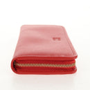 LOEWE Anagram Long Wallet Leather Red Auth am9318V-4