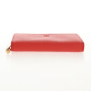 LOEWE Anagram Long Wallet Leather Red Auth am9318V-6