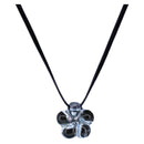 Baccarat Necklace Crystal glass Light Blue Auth am9319-1