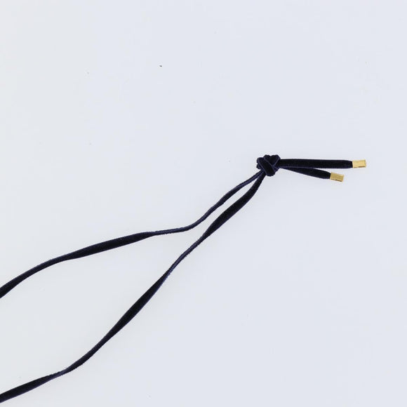 Baccarat Necklace Crystal glass Light Blue Auth am9319