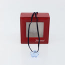 Baccarat Necklace Crystal glass Light Blue Auth am9319-13