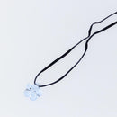 Baccarat Necklace Crystal glass Light Blue Auth am9319-4