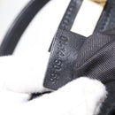 Chloe Little Alice Hand Bag Leather 2way White Gold Auth am9323-12