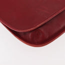 Coach Shoulder Bag Leather Red Auth am9326-10