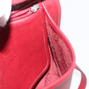 Coach Shoulder Bag Leather Red Auth am9326-18