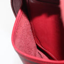 Coach Shoulder Bag Leather Red Auth am9326-19