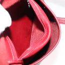 Coach Shoulder Bag Leather Red Auth am9326-20