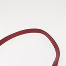 Coach Shoulder Bag Leather Red Auth am9326-8