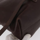 Coach Backpack Leather Brown Gold Auth am9327-18