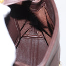 Coach Backpack Leather Brown Gold Auth am9327-21