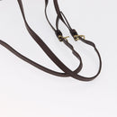 Coach Backpack Leather Brown Gold Auth am9327-8
