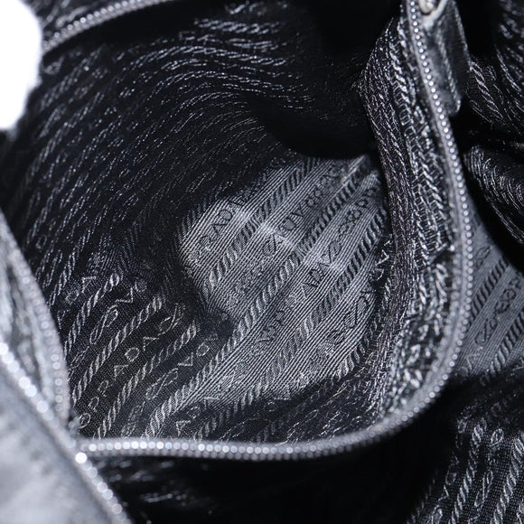 PRADA Shoulder Bag Nylon Black Auth am9329
