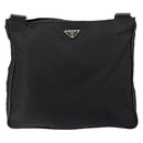 PRADA Shoulder Bag Nylon Black Auth am9329-13