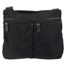 PRADA Shoulder Bag Nylon Black Auth am9329-2