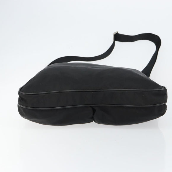 PRADA Shoulder Bag Nylon Black Auth am9329