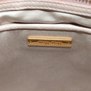 Miu Miu Hand Bag Leather 2way Gold pink beige Auth am9331V-25