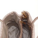 Miu Miu Hand Bag Leather 2way Gold pink beige Auth am9331V-26