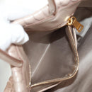 Miu Miu Hand Bag Leather 2way Gold pink beige Auth am9331V-29