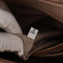 Miu Miu Hand Bag Leather 2way Gold pink beige Auth am9331V-10