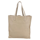 Miu Miu Tote Bag Leather Beige Auth am9332V-2