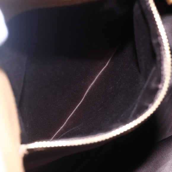 Miu Miu Tote Bag Leather Beige Auth am9332V