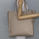 Miu Miu Tote Bag Leather Beige Auth am9332V-24