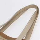 Miu Miu Tote Bag Leather Beige Auth am9332V-8