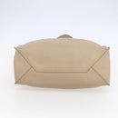 Miu Miu Tote Bag Leather Beige Auth am9332V-9